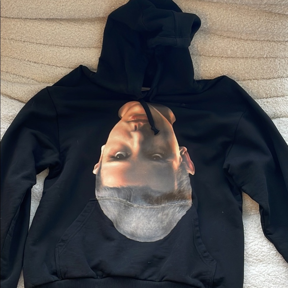 IH NOM UH NIT black hoodie size small oversized